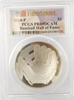 2014 PCGS graded baseball Hall of Fame Silver