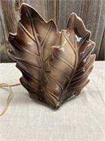 VINTAGE ART DECO LEAF TV LAMP