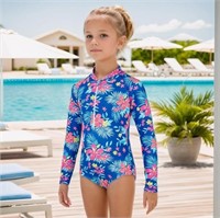 New (size 10 T- 140)Girls Swimsuits - One Piece