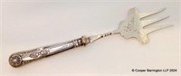 Victorian Silver Mounted Kings Bread Serving Fork