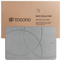 TOSORO - Stone Bath Mat, Diatomaceous Earth