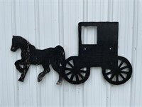 Horse & Carriage Shadow Decoration