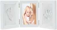 JZK Baby Handprint Footprint Frame