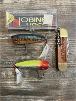 (2) Rico Lures & AC Delco Knife