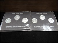 TWO SETS - STEEL WHEAT CENTS