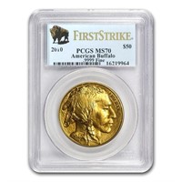 2010 1 Oz Gold Buffalo Ms-70 Pcgs (firststrike)