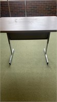 Wooden gray desk 42 inches x 24 inches