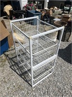 3 Drawer Metal Rack