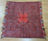 Antique Hand Stitched 5'x5' Tapestry