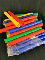 Lot of 10-in Plastic Tubes (24pcs)