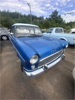 1959 FORD ENGLISH CONSUL BLUE SEDAN, NEEDS AN