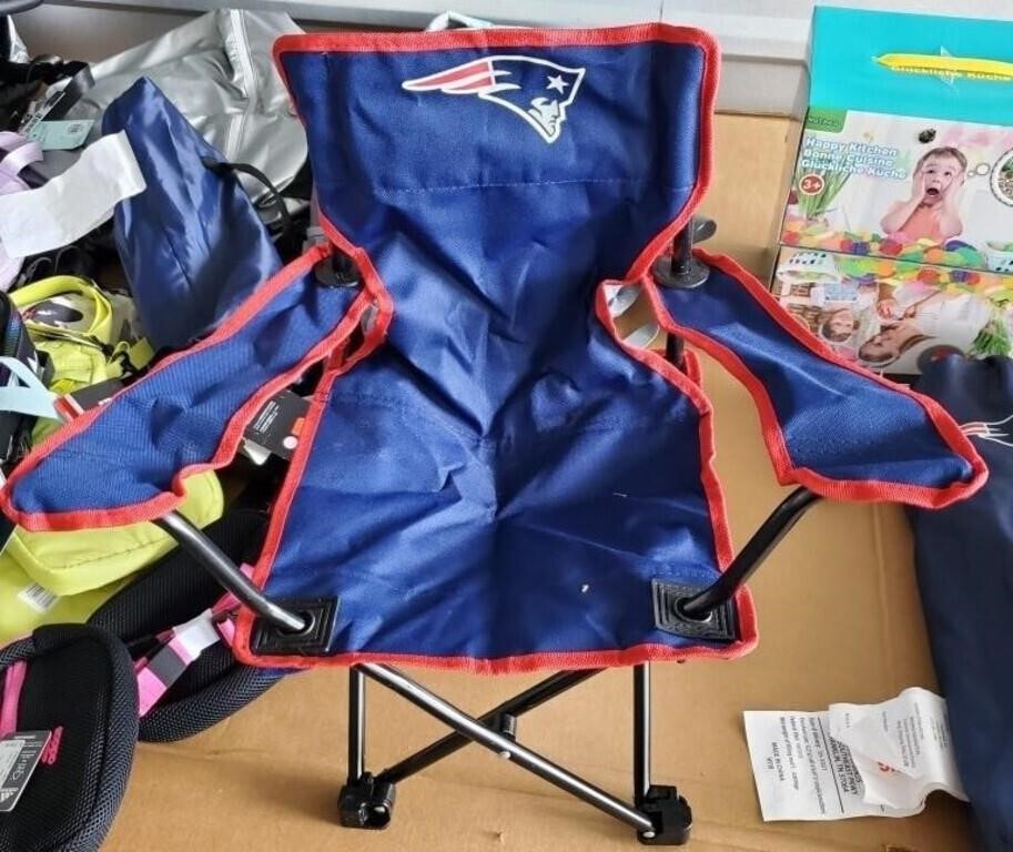 NFL NEW ENGLAND PATRIOTS CHAIR FOLDING CAMPING CH