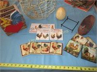Chickens! - Coasters / Egg Basket / Decor