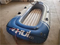 Large Inflatible Boat with Pump 51inWx102inLx