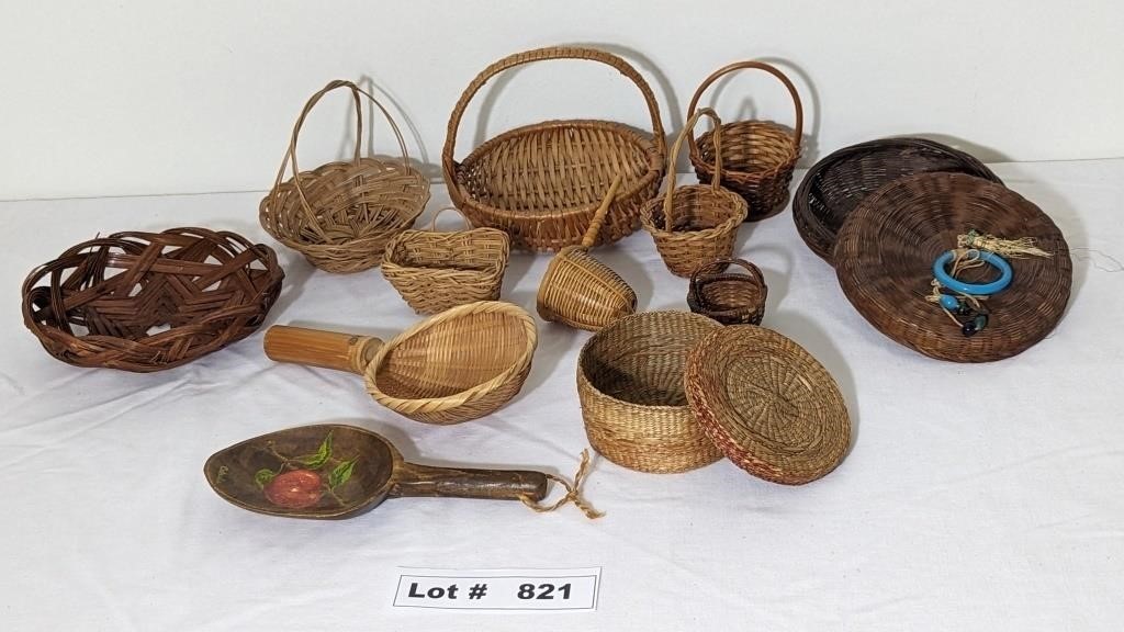 VINTAGE WICKER BASKETS