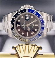 Rolex Men 40mm GMT Master II Watch