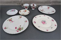 ASSORTED CHINA PLATES AND CUPS