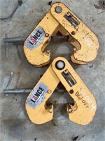 (2) 3 Ton I-Beam Clamps