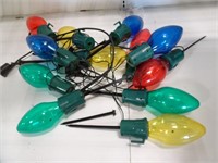 Lot of 12 Oversized Christmas Yard Bulbs -