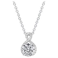 P3534  Cate & Chloe Crystal Infinity Necklace