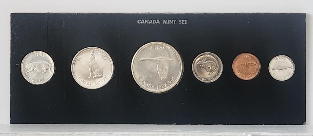 1967 Centennial Silver Year Set