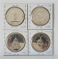 1975 1976 1977 1978 Canada Silver Dollars $1