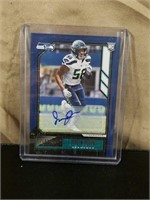 Autographed Jordyn Brooks Rookie Seahawks Card