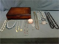 Costume Jewelry Including a Genuine Athabaster