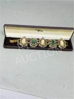 vintage Asian style bracelet in case