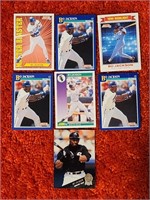 Lot of 7 Bo Jackson Baseball Cards