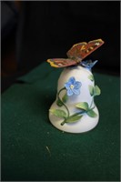 Ceramic Bell w/butterflies
