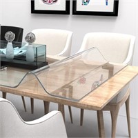 ETECHMART Clear Table Cover Protector  36x72