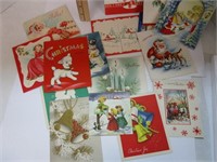 Vintage Christmas Cards - Used