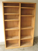 48 X 12 X 72 Oak Veneer Bookcase - See Info