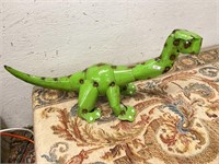 Dino the dinosaur, made from recycled metal