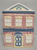 House of Lloyd Ceramic Two-Story House Cookie Jar
