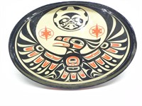 LAQUER PACIFIC COAST INDIGENOUS TRAY-THUNDERBIRD