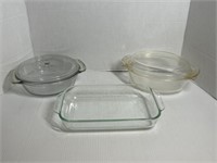 Pyrex and Anchor hocking dishes