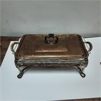 Antique heating tray