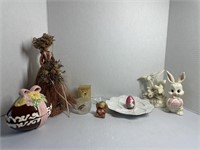 Easter eggs and decor
