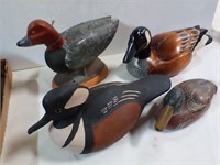 Wooden duck collection