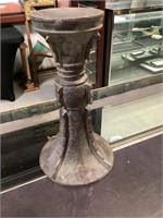 Ornate carved base 10-1/2” tall