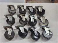 (12) 4" Swivel Casters