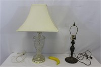 Vintage Art Nouveau & Mid Century Table Lamps