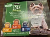 Loaf assorted dog food