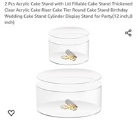 MSRP $22 Acrylic Cake Stands