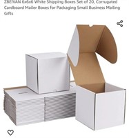 MSRP $22 Set of 20 Shipping Boxes