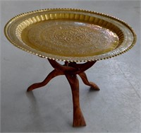 Brass Butler's Tray / Table (Folding Legs)