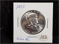 1955 Franklin Half Dollar