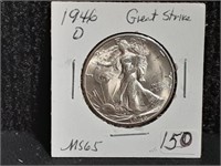 1946D Walking Liberty Half Dollar